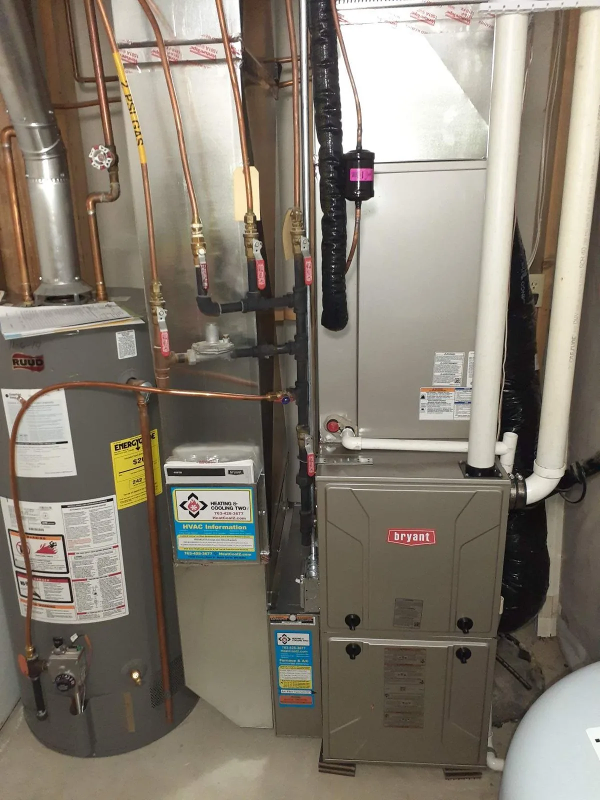 HVAC installation by Heating & Cooling Two — Twin Cities project 5