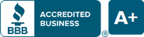 Better Business Bureau Accredited Business with an A+ rating