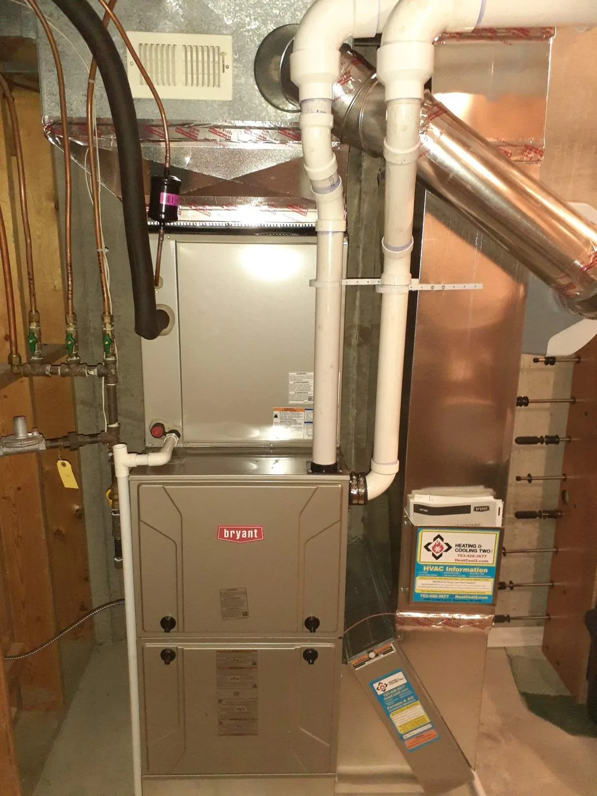 HVAC installation by Heating & Cooling Two — Twin Cities project 23